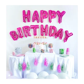 13pcs/daudz 16inch Slim Vēstuli Balonu Multicolor Alfabētu, Folija Baloni, Happy Birthday Party Globos Baloes ar bezmaksas piegādi