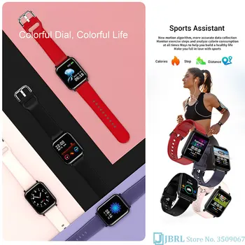 Pilnībā Touch Smart Skatīties Vīrieši Sievietes Smartwatch Elektronika Smart Clock Android, IOS Fitnesa Tracker Sporta Bluetooth Smart-skatīties