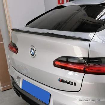 Piemērots BMW X4 G02 Oglekļa Šķiedras Spoileris 2019 2020 Melnā Krāsā Aizmugurējais Jumta Spoilers Astes Stumbrs Ārējie Bagāžnieka Lūpu Apdare, bagāžas nodalījuma Pārsegs