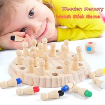 Rotaļlietas Bērniem, Koka Atmiņas Spēles Stick Spēles, Mazulis Intelekta Iq Smadzeņu Ķircinātājs Spēles Izglītojošas Spēles Stick Šahu Bērnu, Rotaļlietas