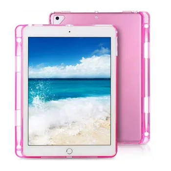 TPU soft Case for iPad Pro 12.9 2020. gadam ar Zīmuļa Turētāju TPU Aizsardzības Skaidrs Vāks Būtiska iPad Pro 12 9 collu 4th Gen