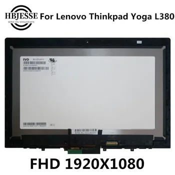 13.3 ekrānu nomainīt Lenovo Thinkpad L380 Jogas 20M7 touch digitizer stikla + LED LCD Paneļa montāža displejs full hd 30 pin