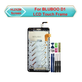 Par BLUBOO D1 LCD Displejs ar Touch Screen Ar Rāmi Digitizer Montāža Nomaiņa Ar Tools+3M Uzlīme
