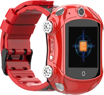 Ūdensdrošs IPX7 Smart 4G Tālvadības Kameru, GPS, WI-FI Bērns Studentu Auto Smartwatch SOS Video Zvanu Monitors Izsekot Atrašanās vietu, Tālruņa Skatīties
