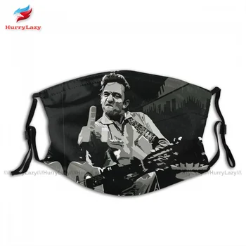 Vairumtirdzniecības Dekoratīvās Johnny Cash Sejas Maska Jautri Auduma Pieaugušo Mutes, Sejas Masku Ar Filtru