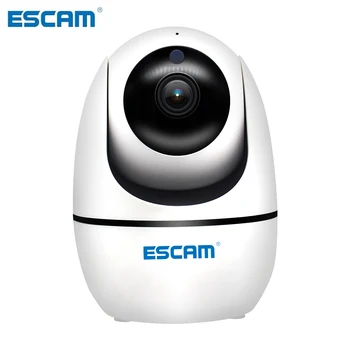 Karstā pārdošanas ESCAM PVR008 2MP 1080P Auto Izsekošana, Bezvadu PTZ Kameras Kustības detektors P2P IP Kameras