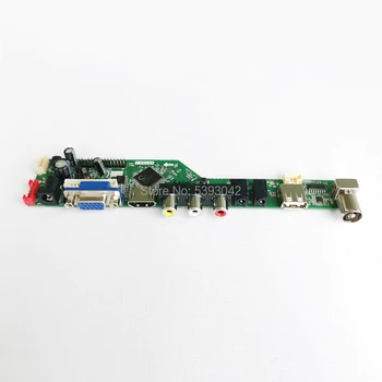 Fit LP154W01 (A1)/(A3)/(A3)(K1)/(A3)(K2)/(A3)(K3) Tālvadības TV 1CCFL 30-Pin LVDS 1280*800 VGA USB analog kontrolieris valdes komplekts