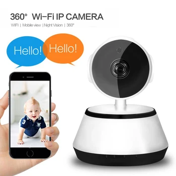 HD 1080P IP Kameras Bezvadu Novērošanas Kamera Nakts Redzamības divvirzienu Balss 2.4 Ghz Wifi Iekštelpu Smart Home Drošības Baby Monitor