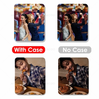 Akcoo iPhone 12 Gredzenu Gaismas Gadījumā, ja ar Zibspuldzi gaismas, Skaistuma fotogrāfijas iPhone 12 Pro Max Led Selfie gredzenu aizpildīt gaismas Vāciņu
