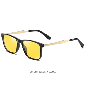 Luksusa Zīmolu Eiropā, Amerikā Polarizētās Saulesbrilles, Vīriešu, Sieviešu Ceļojumu Retro Braukšanas Saules Brilles Vīriešiem Vintage Nakts Redzamības Brilles