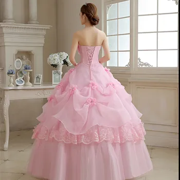 Ruthshen Bumbu Kleita Sweet Pink Vestidos De 15 Ziedi Lēti Quinceanera Kleitas Sweet 16 Debitante Kleitas 2020. Gadam Drēbes De Bil