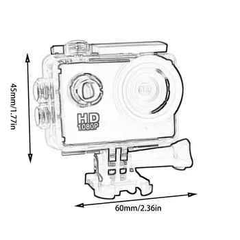 2,0 COLLU Dual Screen Sporta DV Action Camera Waterproof Camera