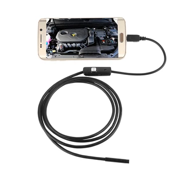 Android 5.5 mm, Ūdensizturīgs Endoskopu HD Industriālo Cauruļvadu Pārbaude Kameras Caurule Kabeļu Mini Mīkstu Stiepli Camara Endoscopio