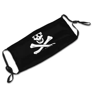 Pirātu Kapteinis 15 Sejas Maska Mazgājams Filtrs Vasaras Karstā Pārdošanas Mutes Maskas Pirātu Galvaskauss Un Sakrustoti Kauli Pirāts Pirātu Galvaskauss Un