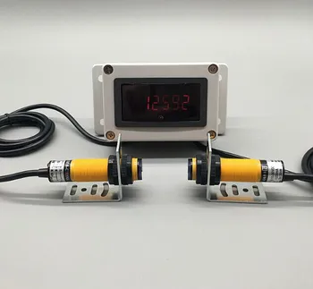 Infrasarkano staru Sensora Skaitītājs Konveijeru Mašīnu Skaits Rūpniecības Iekārtas, LED Elektroniskā Ciparu Displejs