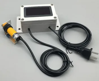 Infrasarkano staru Sensora Skaitītājs Konveijeru Mašīnu Skaits Rūpniecības Iekārtas, LED Elektroniskā Ciparu Displejs