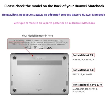 Vāks Huawei Matebook 13 Piederumiem Jaunu Cieto PVC Apvalks Gadījumā Par Huawei Jaunu Matebook 14 D D-15 2020 X Pro 13.9 Collu Retails