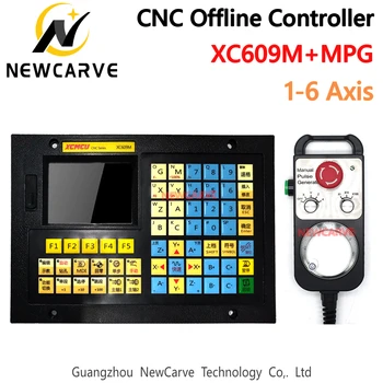 CNC 1Axis ~ 6Axis Saistība Kontrolieris XC609M patstāvīgs Offline Kontrole Ar Avārijas Apstāšanās MPG Kulons Rokas NEWCARVE