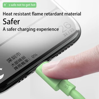 5.A USB C Tipa Kabeli Huawei P30 P20 Samsung Redmi Mobilo Telefonu Supercharge Ātrās Uzlādes Veidu-C Kable USBC Lādētājs Datu Auklas