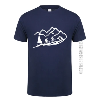 MTB Kalnu Riteņbraukšanas T Krekls Vasaras O Kakla Foršs Kokvilnas T-krekli Dzimšanas dienas Dāvanu T Tee Unisex Mans
