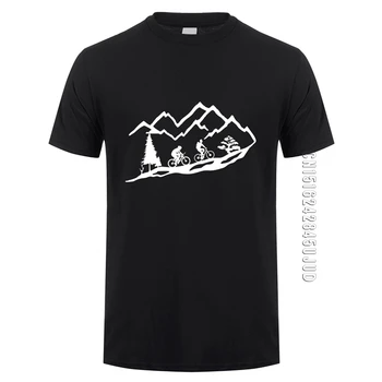 MTB Kalnu Riteņbraukšanas T Krekls Vasaras O Kakla Foršs Kokvilnas T-krekli Dzimšanas dienas Dāvanu T Tee Unisex Mans