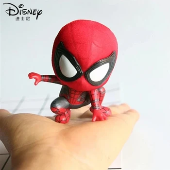 Disney Q Versija Brīnums Zirnekļcilvēka Rīcības Attēls Ar Magnētu Mājas Apdare Mini PVC Attēls Modelis Lelle, Rotaļlietas, Auto Dekorēšana