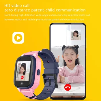 A60 4G Bērniem, Baby Bērnu Smart Skatīties GPS IP67 Waterproof SOS HD Video un Balss Zvanu Kamera 700 mAh Akumulators Magnētiskas Uzlādes