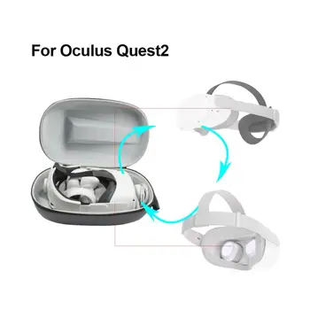 Modes Portatīvo Brilles Uzglabāšanas Triecienizturīgs Un Ūdensizturīgs Uzglabāšanas Soma Ceļojumu Aizsardzības Gadījumā Piemērots Oculus Quest 2