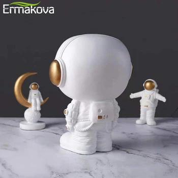 ERMAKOVA Ziemeļvalstu Sveķu Astronauts Statuja Atslēgu Glabāšanai Radošās Dzīves Telpa Astronauts Statuetes Darbvirsmas Organizators Mājas Apdare