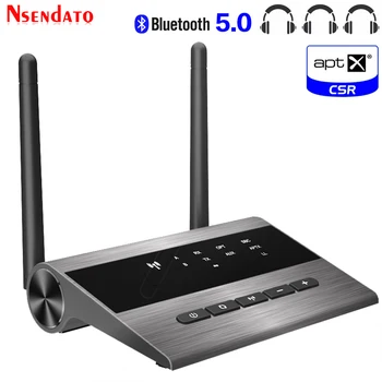 3.5 mm HD Bluetooth 5.0 Audio raidītājs uztvērējs CSR8675 Bezvadu aptx audio Auto uz Adapteris tv auto aptX HD LL Zema Latentuma