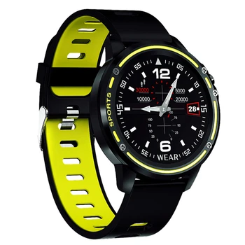 L8. Smartwatch IP68 Bluetooth Smartwatch Android, IOS Atbalsta 320mAh EKG+PPG Smart Sporta Skatīties Vīriešu Veselības Dienesta