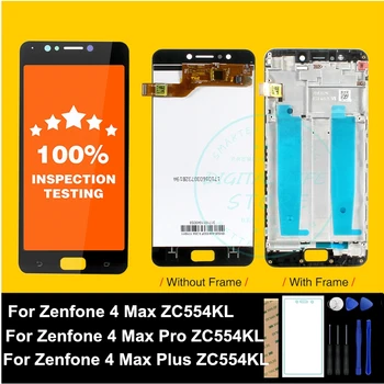 Oriģināls par Asus Zenfone 4 Max ZC520KL LCD Ekrānu skārienjūtīgu + Rāmis 5.2