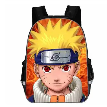 Anime Naruto Mugursoma Naruto Sasuke Kakashi Iespiesti Skolas Soma Pusaugu Zēni Meitenes Ceļojumu Mugursomu Labas Kvalitātes Mochila
