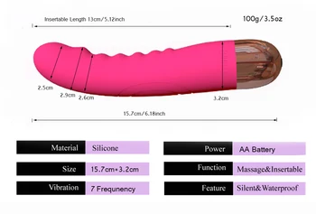 FAAK silikona Dildo Vibrators G Spot Maksts, Maksts Stimulēt Klitoru Seksa Rotaļlietas Sievietēm Vītne Masāža Pieaugušo Rotaļlietas ribu Ūdensizturīgs