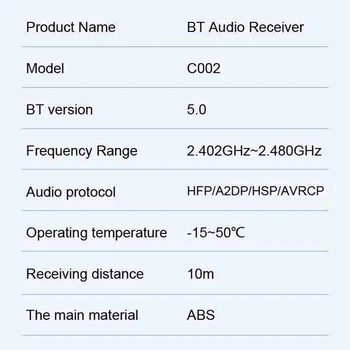 Auto Mini 3.5 MM, Kabeļa Ligzda AUX Bluetooth Uztvērējs Automašīnas Komplektu, Audio ar MP3 Mūziku USB Dongle Adapteri Bezvadu Automašīnas FM Radio, Skaļrunis