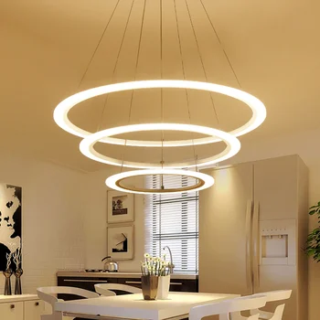 Radošas personības lustra LED Modernu vienkāršību, viesistaba, ēdamistaba Dekoratīvie gaismas Kārta bāra karājas lampas