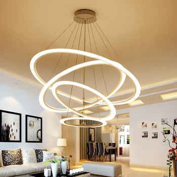 Radošas personības lustra LED Modernu vienkāršību, viesistaba, ēdamistaba Dekoratīvie gaismas Kārta bāra karājas lampas