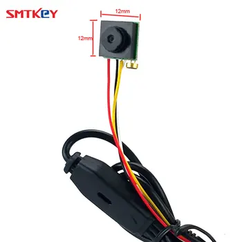 Drošības kameru Mazākais CCTV kameras Mini kameras 600TVL CMOS mazo objektīvu Mini CCTV Kameras home security SMTKEY