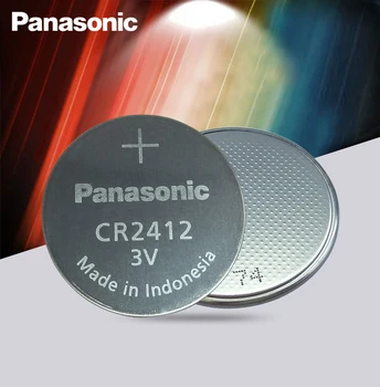 Jaunā Panasonic Oriģinālo 3 V Pogu Šūnu Akumulatoru CR2412 Litija Monētas skatīties, Atslēgu Maciņi, Akumulatoru swatch watch