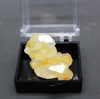 Reto Dabas Akvamarīns gem Minerālu paraugu akmeņi un kristāli, dziedniecība kvarca kristāli dārgakmeņiem kastes izmērs 3.4 cm