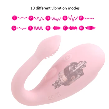 IKOKY Lēkt Olu Vibrators ar Bezvadu Tālvadības Klitoru Stimulēt 10 Ātrumu Silikona Vaļu Sieviešu Masturbator Seksa Rotaļlieta, paredzēta Sievietēm