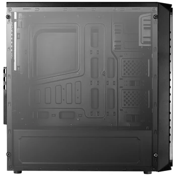 Aerocool SI5200RGB, Naudas Kaste PC ATX, sānu Paneli, 3 ventilatori RGB 12cm
