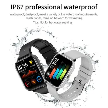 2020 P8 Smart Skatīties Vīriešiem, Sievietēm, Sporta IP67 Waterproof Pulkstenis sirdsdarbība, Asins Spiediena Monitoru, Smartwatch IOS Android