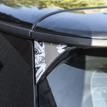 2gab Auto Apsildāmi Ārējie spoguļi, Aizmugurējā Bagāžnieka Tailfins Spoilers Ārējie 3D Uzlīmes Decal BMW Mini Cooper F55 F56 Auto Stils Aksesuāri