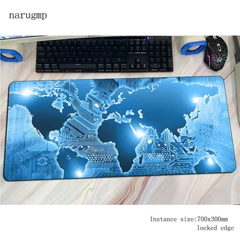 Pasaules kartes, peles paliktnis 800x300x4mm Valdonīgs Datora peli mat spēlētājs gamepad Skaistu spēļu mousemat galda pad biroja padmouse