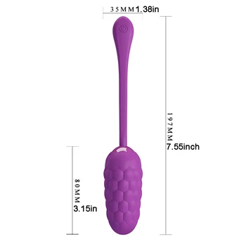 Stepēts Vibrējošais Ola Sievietes Maksts Klitora G Spot Stimulators Lode Mīlu Olu Vibrators, USB Uzlādētu Masāžas Bumbu Spēcīgs
