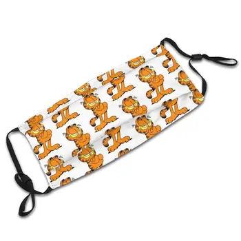 Garfield Anti Putekļu Filtrs Vīriešiem, Sievietēm, Bērniem, Meitene, Zēns Tīņi Mutē Maskas Kaķis Garfield Karikatūra Bērniem Jautri, Smieklīgi Bērnības