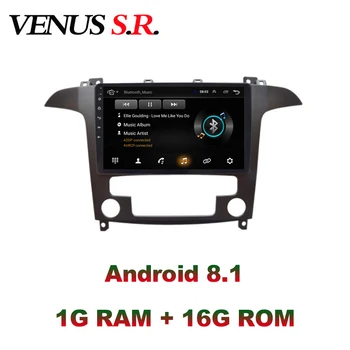 VenusSR Android 8.1 2.5 D auto dvd Ford-S-MAX Radio 2007-2008 multimedia, GPS, Radio, gps navigācija, stereo