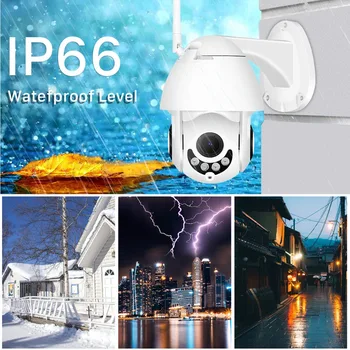 1080P WIFI Kameru Āra PTZ IP Kameras H. 265 2MP Ātrums Dome CCTV Drošības Kameras IP Kameras WIFI Ārpuse IS Home Surveilance