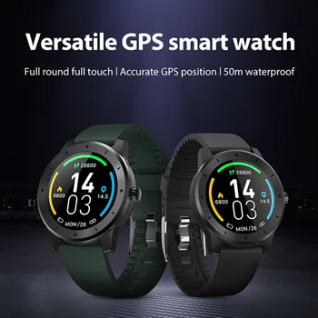 Acorn Smart Ūdensizturīgs Smart Skatīties Iebūvēts GPS Sirds-ātruma Monitors, Fitnesa Tracker Pedometrs iOs Android.
